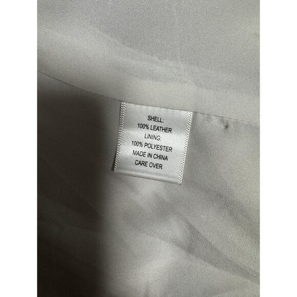 Vakko Jacket Womens Small Snakeskin Print 100% Leather Asymmetrical Moto Style - Picture 10 of 13